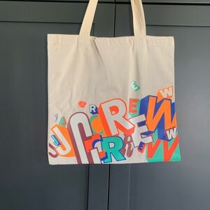 J. Crew x Greg Lamarche tote bag